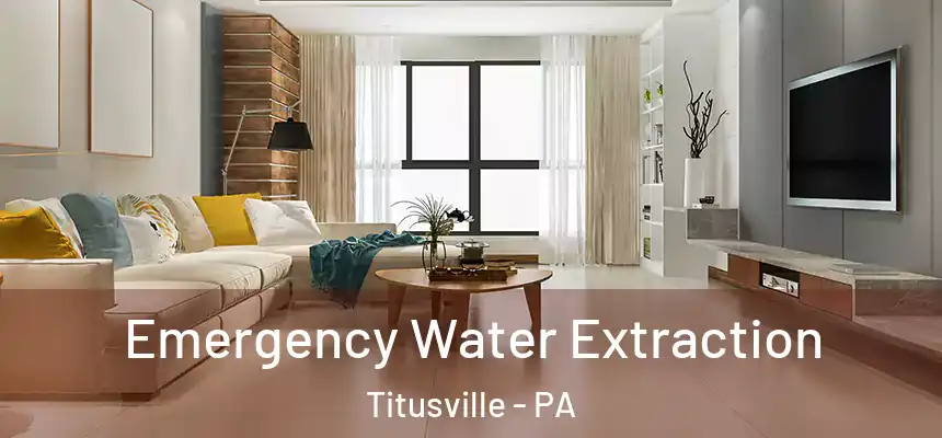  Emergency Water Extraction Titusville - PA