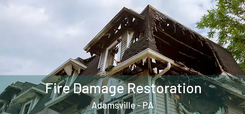  Fire Damage Restoration Adamsville - PA