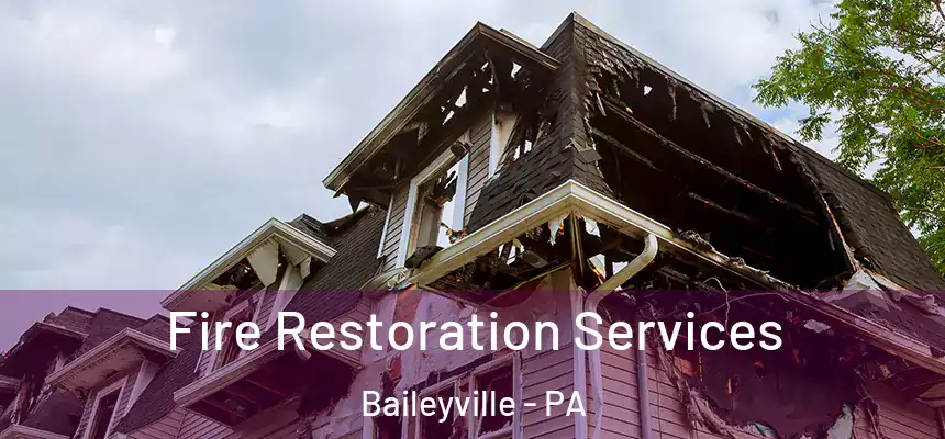 Fire Restoration Services Baileyville - PA