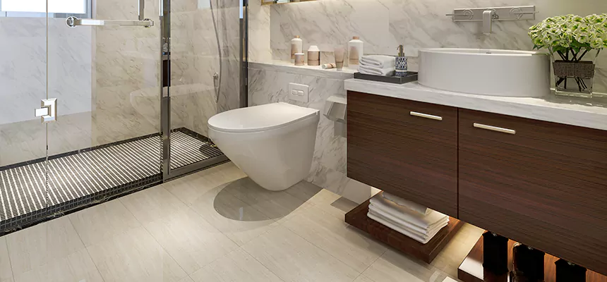 Burst Pipe Bathroom Cleanup in Titusville